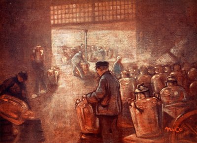 Una lechería, 1904 de Nico Jungman